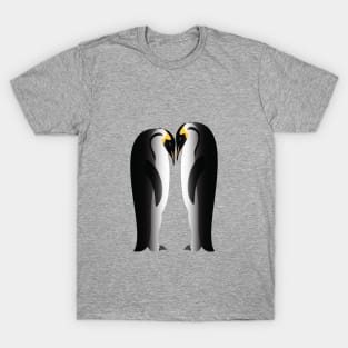 Emperor Penguins in Love T-Shirt